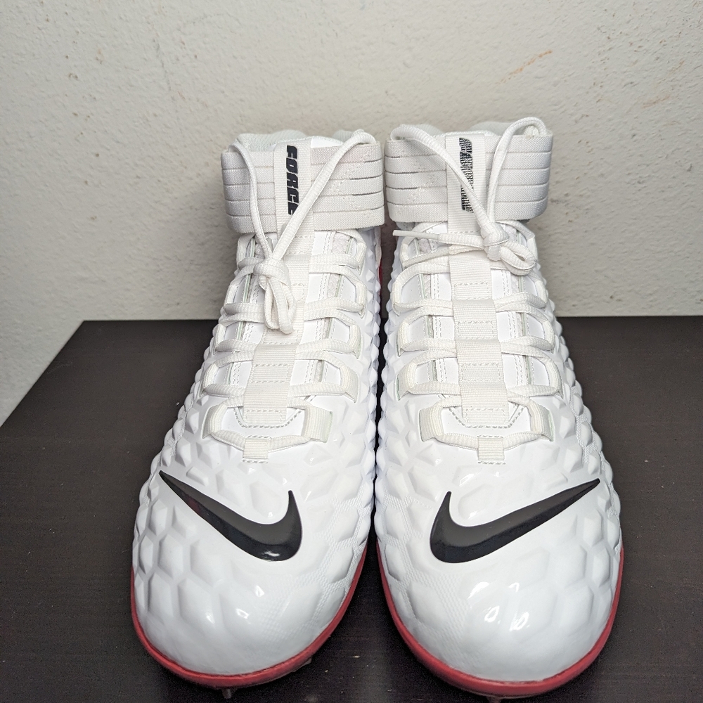 Nike Mens Size 14 Force Savage Pro 2 PE Ohio State Football Cleats BV3969-103 - Picture 3 of 8